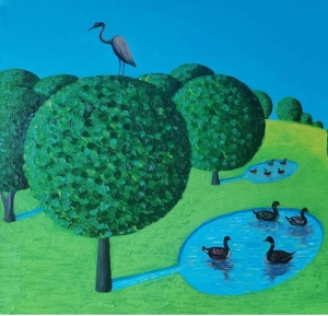 RƏSM QALEREYASI: Soltan Yol, &ldquo;G&ouml;lmə&ccedil;ə,  k&ouml;lgələr&rdquo;