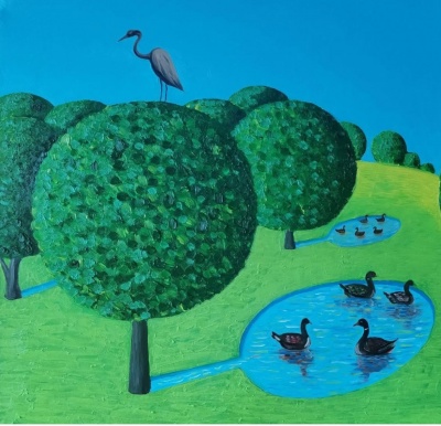 RƏSM QALEREYASI: Soltan Yol, &ldquo;G&ouml;lmə&ccedil;ə,  k&ouml;lgələr&rdquo;