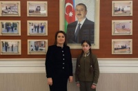 Bir direktor, bir şagird layihəsində Sevda Abdullayeva və Banu Bayramlı