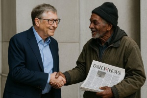 MARAQLI S&Ouml;HBƏTLƏRDƏ - Bill Qeytsə dərs vermiş adam