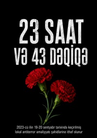 2023-c&uuml; il antiterror əməliyyatı barədə unikal nəşr hazırlanır