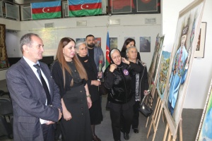 Sumqayıt D&ouml;vlət Rəsm Qalereyasında &ldquo;Qələbənin Rəngi&rdquo;