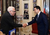 Mədəniyyət naziri Adil Kərimli Azərbaycan Yazı&ccedil;ılar Birliyinin sədri Anarla g&ouml;r&uuml;ş&uuml;b