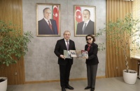 T&uuml;rk Mədəniyyəti və İrsi Fondunun prezidenti ilə Bakı D&ouml;vlət Universitetinin rektoru arasında g&ouml;r&uuml;ş ke&ccedil;irilib