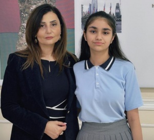 “Bir direktor və bir şagird” layihəsində Mehriban Hacıyeva və Banu Muradlı