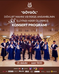 “GÖYGÖL&quot; DÖVLƏT MAHNI VƏ RƏQS ANSAMBLI 55 illik yibileyə hazırlaşır