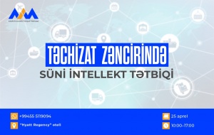&ldquo;ASAN xidmət&rdquo;  &ldquo;Təchizat Zəncirində S&uuml;ni İntellekt&rdquo; m&ouml;vzusunda təlim reallaşdıracaq