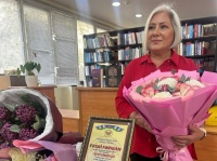 Şair-qəzəlxan Lilpar Cəmşidqızı ilə ədəbi g&ouml;r&uuml;ş