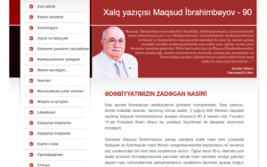 Gənclər Kitabxanasında Xalq yazıçısı Maqsud İbrahimbəyova həsr edilən elektron məlumat bazası hazırlanıb