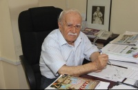 O, Heydər Əliyevə və İlham Əliyevə həsr olunmuş bir &ccedil;ox kitaba bədii tərtibat verib