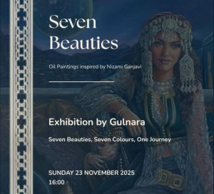 Londonda G&uuml;lnarə Cəfərin &ldquo;Yeddi g&ouml;zəl&rdquo; sərgisi baş tutub