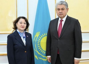 T&uuml;rk Mədəniyyəti və İrsi Fondunun Prezidenti Qazaxıstan Respublikasının Xarici İşlər naziri ilə g&ouml;r&uuml;ş&uuml;b