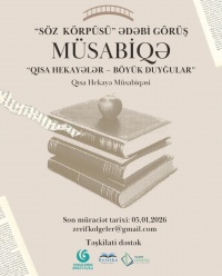 Diqqət, m&uuml;sabiqə! Qısa Hekayələr &ndash; B&ouml;y&uuml;k Duyğular!