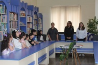 Yazıçı Aygün Bal ilə məktəblilərin görüşü keçirilib