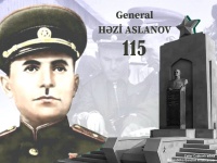 Gənclər Kitabxanasında 2 dəfə Sovet İttifaqı Qəhrəmanı, general Həzi Aslanovun 115 illik yubileyi ilə əlaqədar silsilə materiallar hazırlanıb