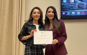 Beynəlxalq seminarda qazanılan “uzmanlıq” sertifikatı