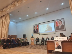 Oğuzda Fikrət Qocanın 90 illik yubileyi tədbiri keçirilib