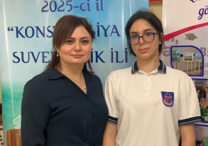 BİR DİREKTOR, BİR ŞAGİRD layihəsində Səadət Cahandarova və Məryəm İsmayıl