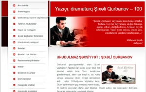 Gənclər Kitabxanasında yazıçı, dramaturq Şıxəli Qurbanovun 100 illik yubileyi münasibətilə elektron məlumat bazası hazırlanıb