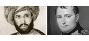 MARAQLI S&Ouml;HBƏTLƏRDƏ Misir və fransız sərkərdələri