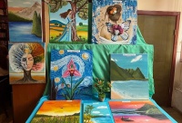 Konstitusiyanın 30 illiyinə həsr olunmuş gənc rəssamın yeni fərdi sərgisi