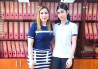 &ldquo;Bir direktor, bir şagird&rdquo; layihəsində Xoşqədəm Məmmədova və Mehin Bayramlı