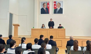 Məktəblilərlə maarifləndirici g&ouml;r&uuml;ş təşkil olunub