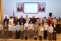 Oğuzun Heydər Əliyev Mərkəzində yazarlarla g&ouml;r&uuml;ş ke&ccedil;irilib