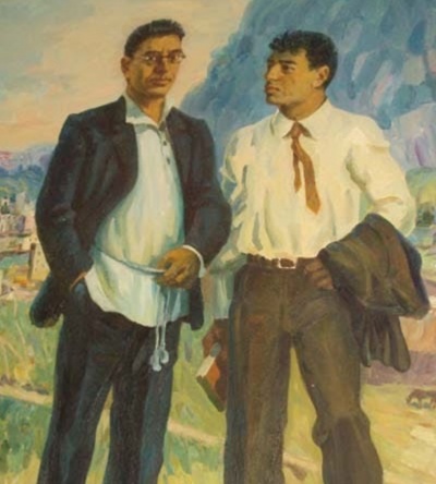 RƏSM QALEREYASI - Hacıağa Nəzərli, &ldquo;Cəfərlə Mikayıl&rdquo;