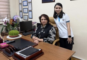 &ldquo;Bir direktor, bir şagird&rdquo; layihəsində Ayg&uuml;n Əhmədli və Natəvan Hacalıyeva