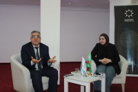 Filosof M&uuml;şfiq &Ouml;tg&uuml;nlə g&ouml;r&uuml;ş ke&ccedil;irilib