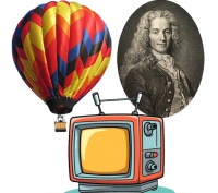 Ümumdünya Televiziya Günü, ilk hava şarı və Volter