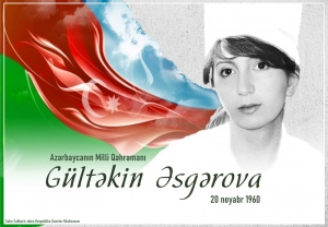 Gənclər Kitabxanasında Azərbaycanın Milli Qəhrəmanı G&uuml;ltəkin Əsgərovanın xatirəsi anılıb