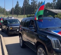 Kaliforniyada soydaşlarımız avtoyürüş keçirib
